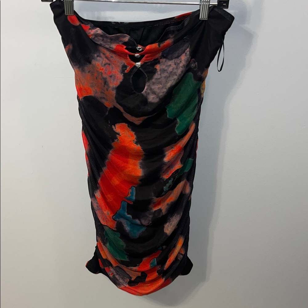 NEVER WORN! Multicolor Abstract Print Dress